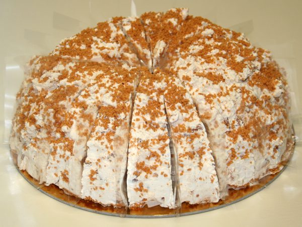 gateau rond nougat amaretto